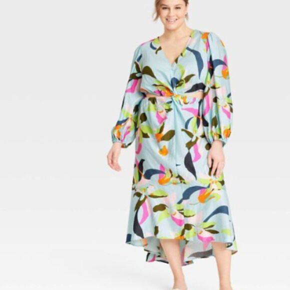 NWT Twist Maxi Cut Out Dress - A New Day™ XXL - Picture 3 of 7